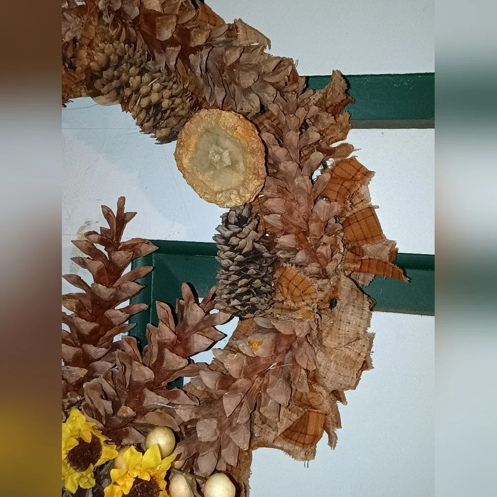 Unique Artisan Handmade Fall Wreath